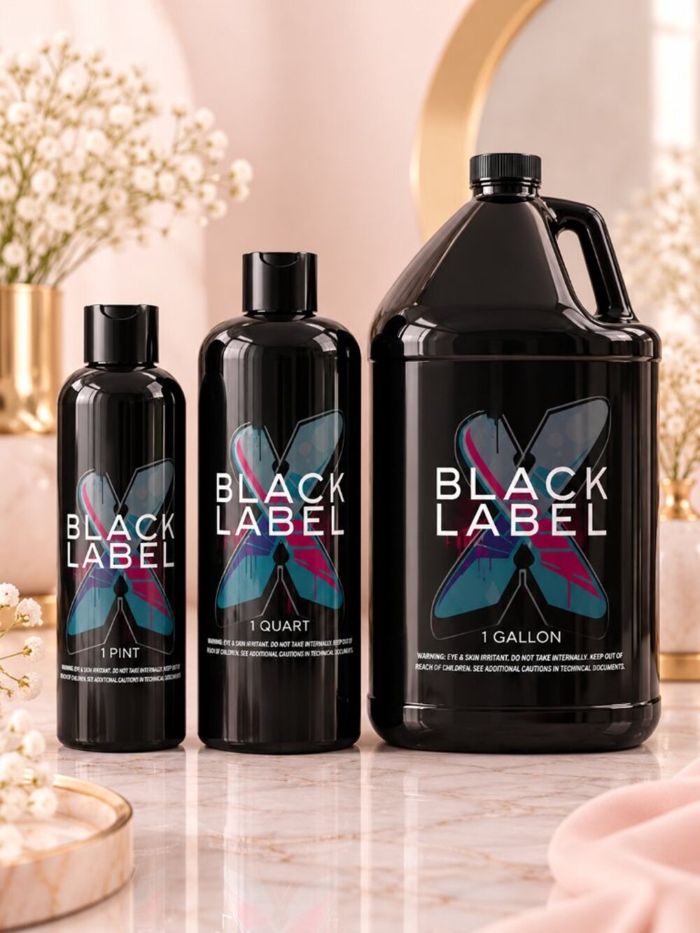 Black Label Protective Coating | 1 Quart 32 oz | Professional Finish